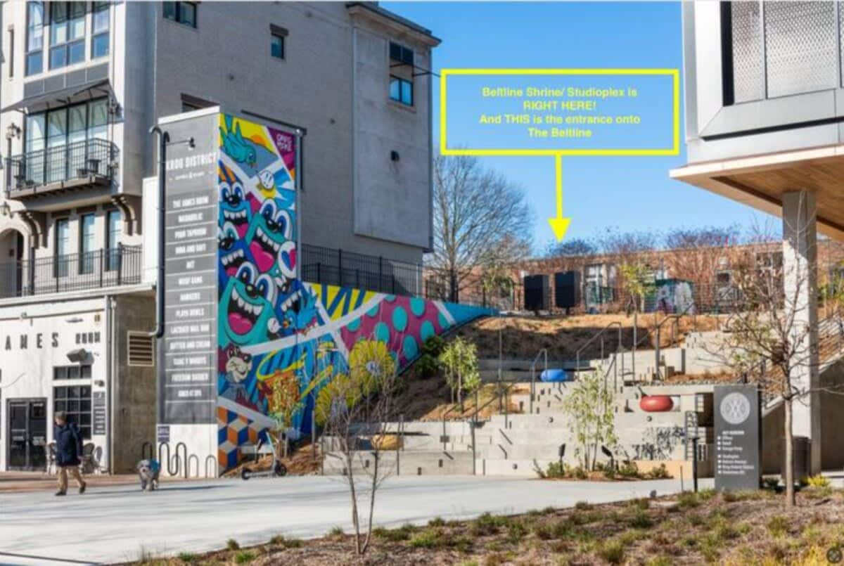 Studioplex is literally ON the Beltline