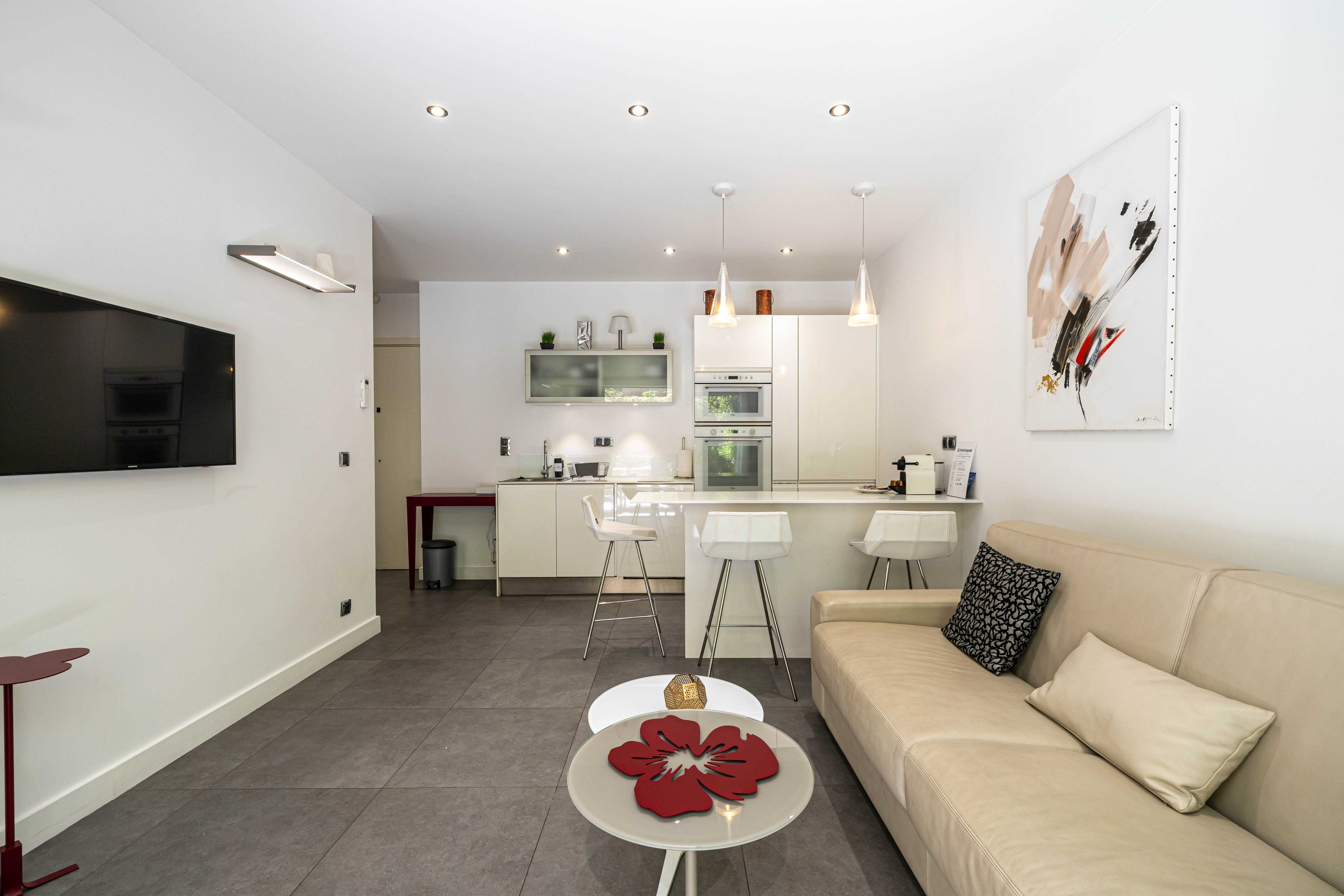 Stunning flat 3P, 2 min from the Croisette