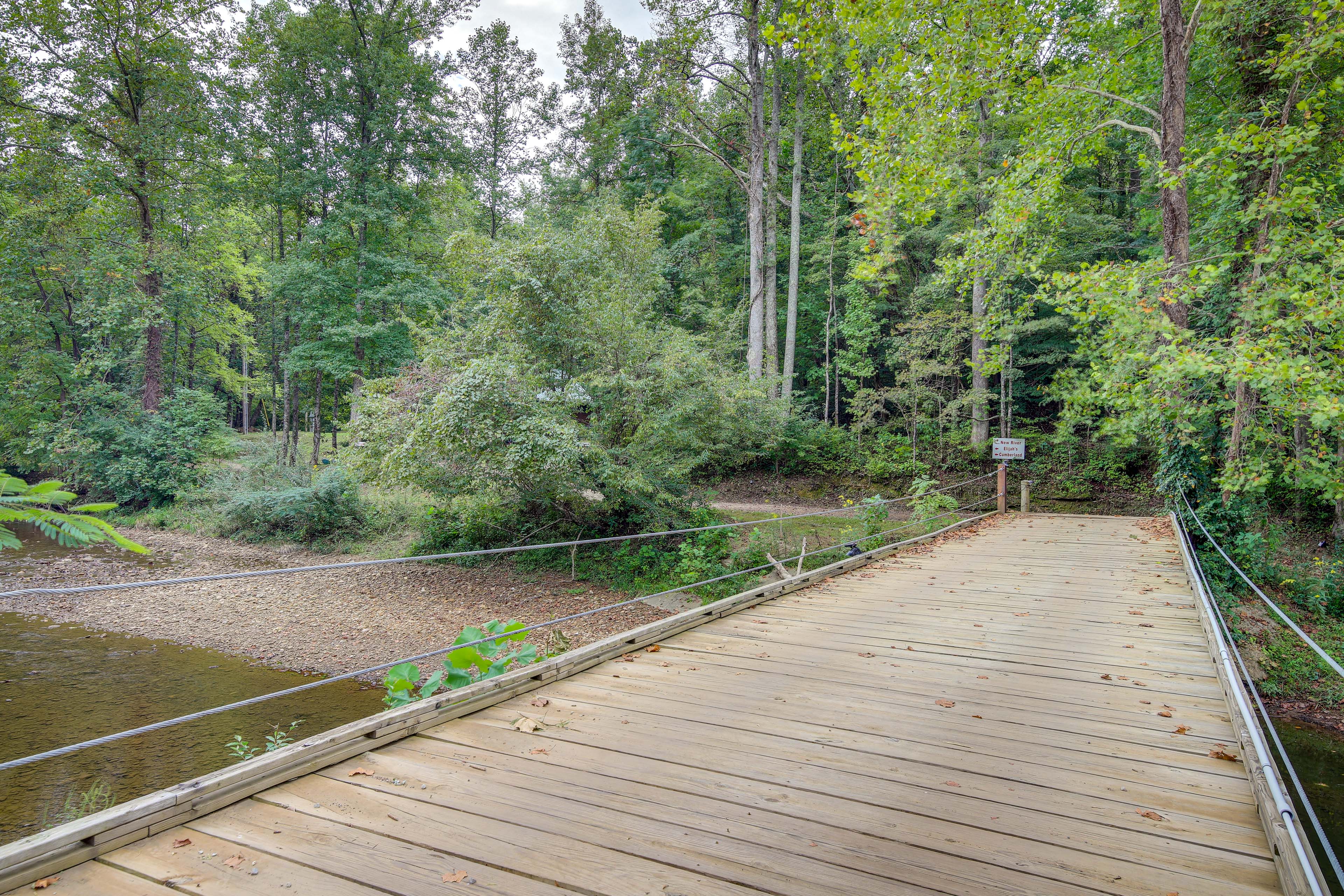 Property Image 2 - Riverfront Briceville Cabin w/ Patio & Fire Pit!