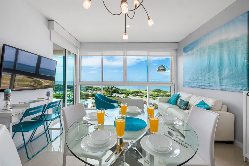Dining and living room
