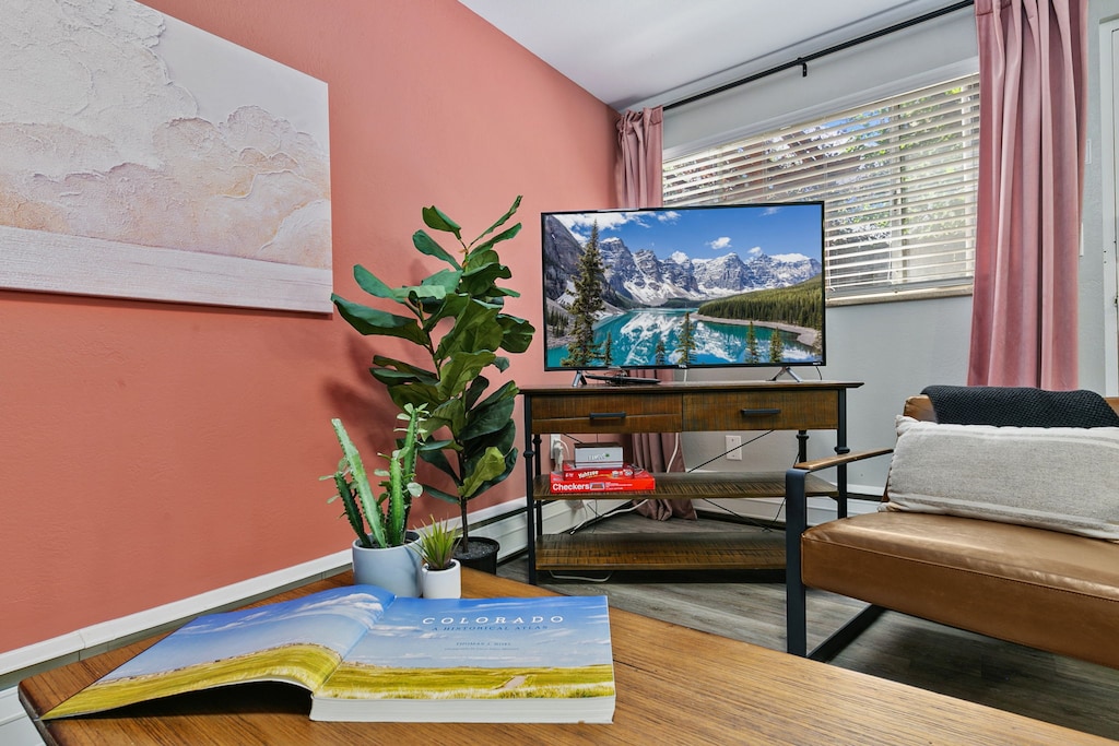 Coral Suite | Living Room with 50" Smart TV