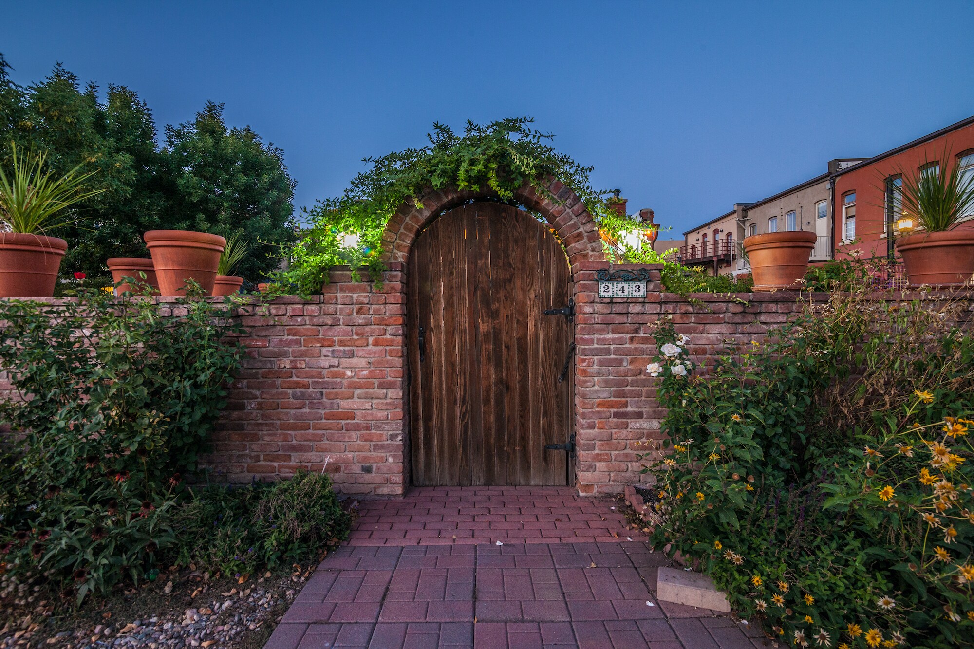 Courtyard | Gated Entrance