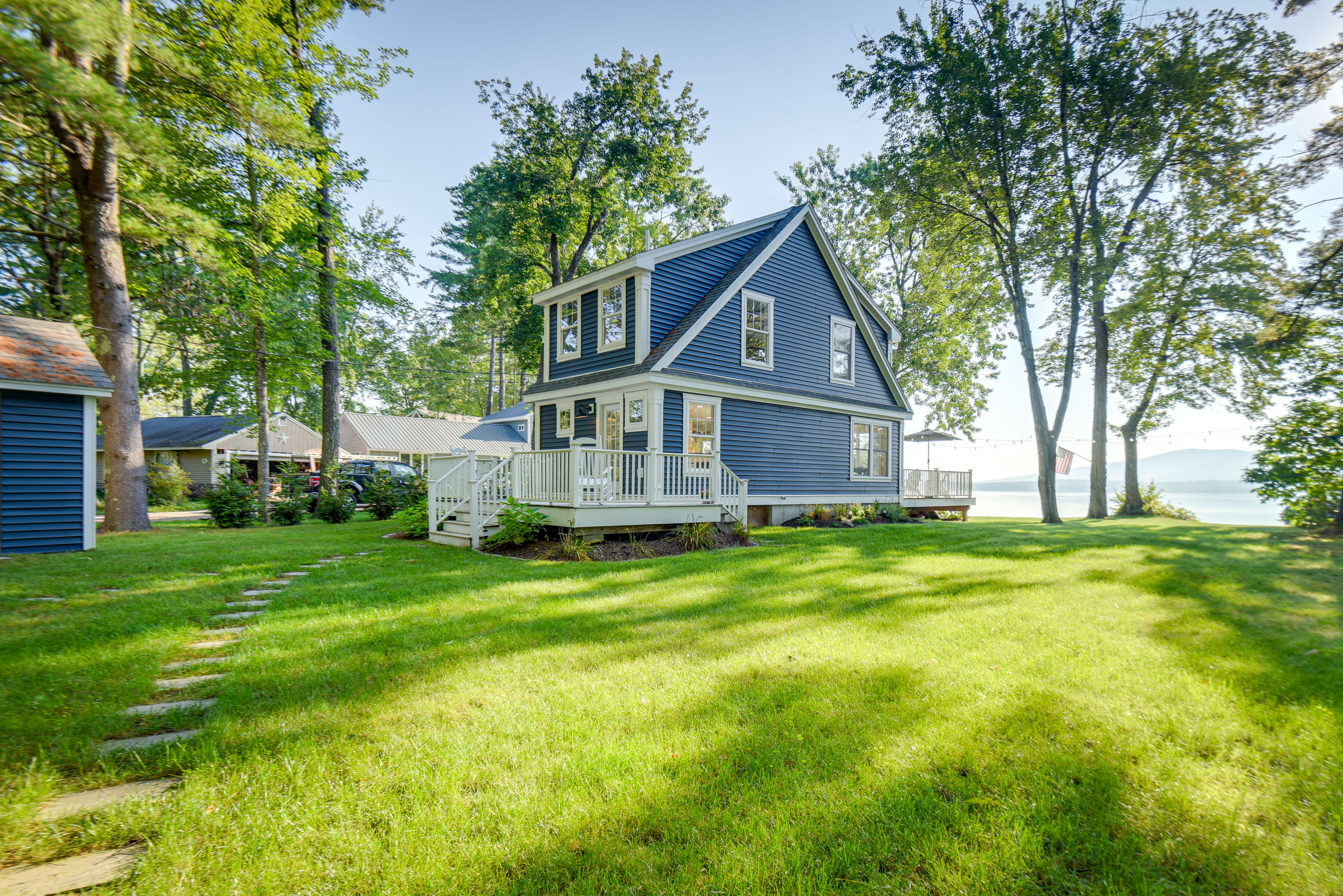 Lakefront Center Ossipee Home w/ Boat Dock!