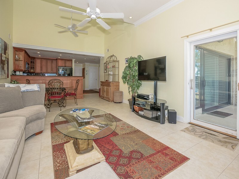 Living Room, Dining Area and Kitchen at 1898 Beachside Tennis