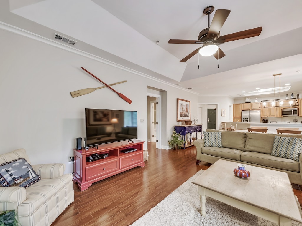Living Room, Dining Area and Kitchen at 8122 Wendover Dunes