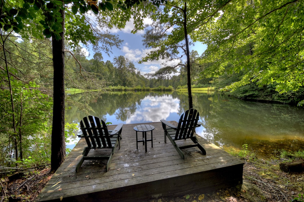 Pates Escape - Pond with Dock