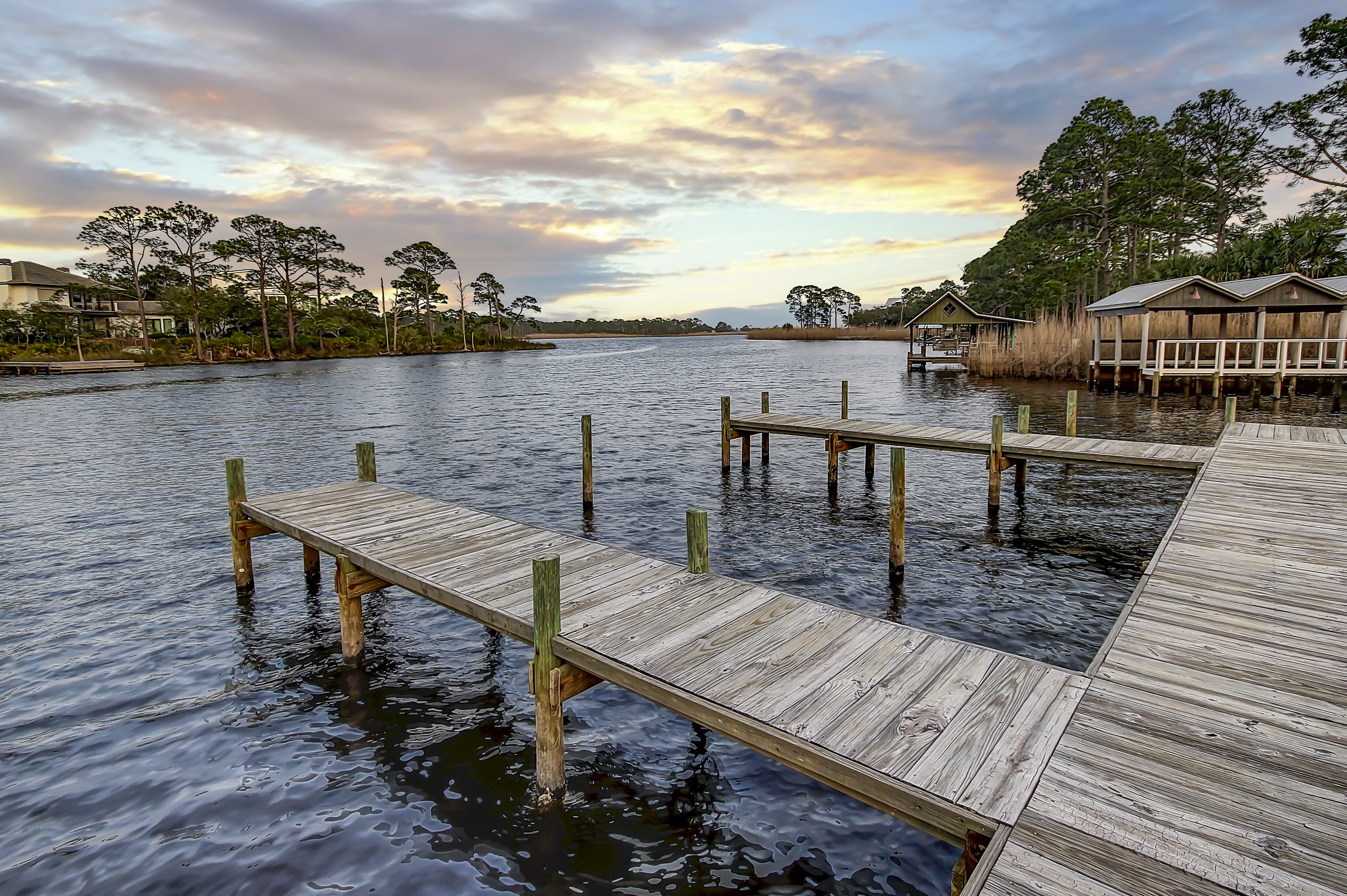 Lake Access with Private Dock When Staying at More Grayter in Grayton Beach, Florida