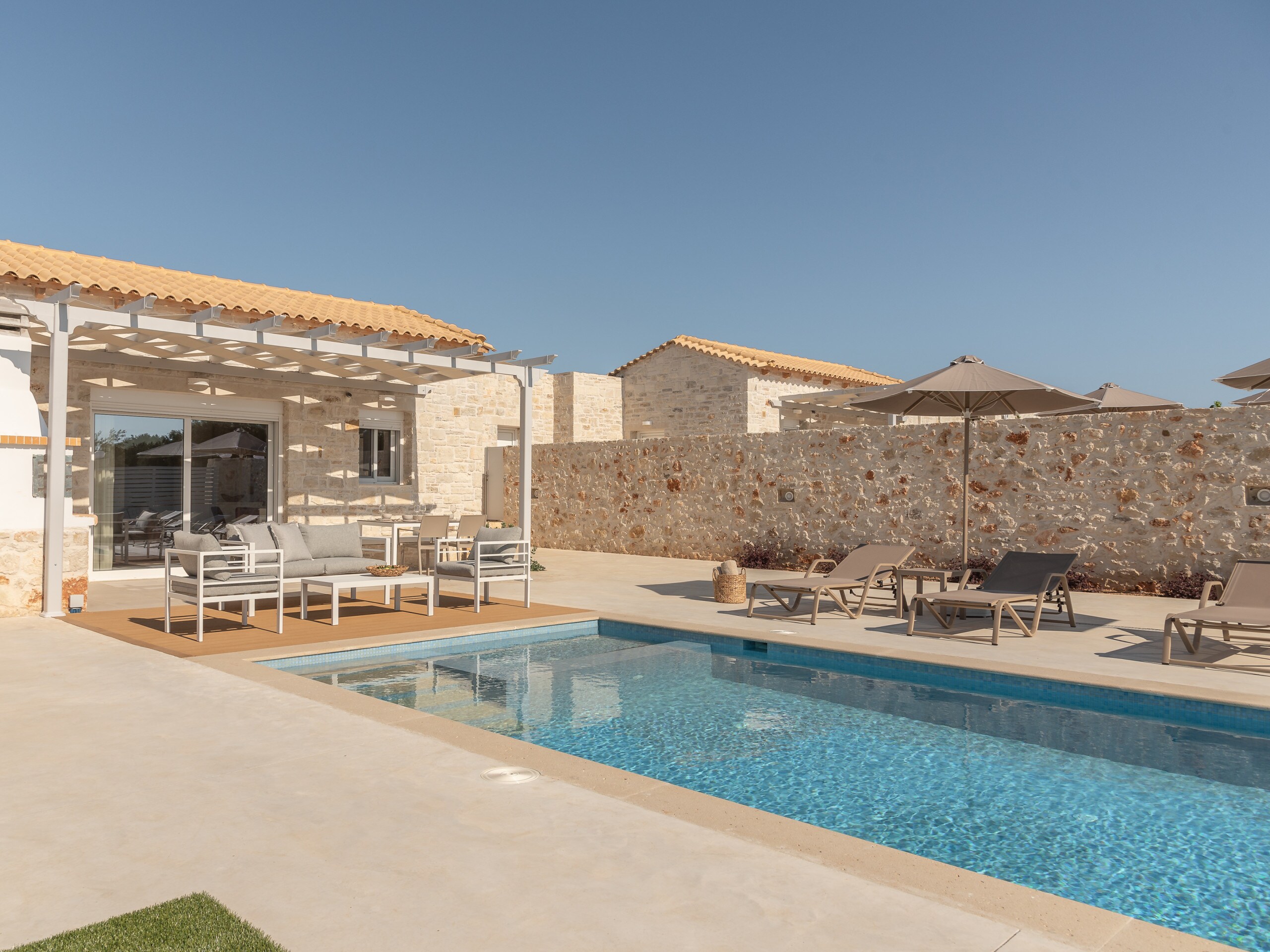 A Villa with a sensory driven design private pool