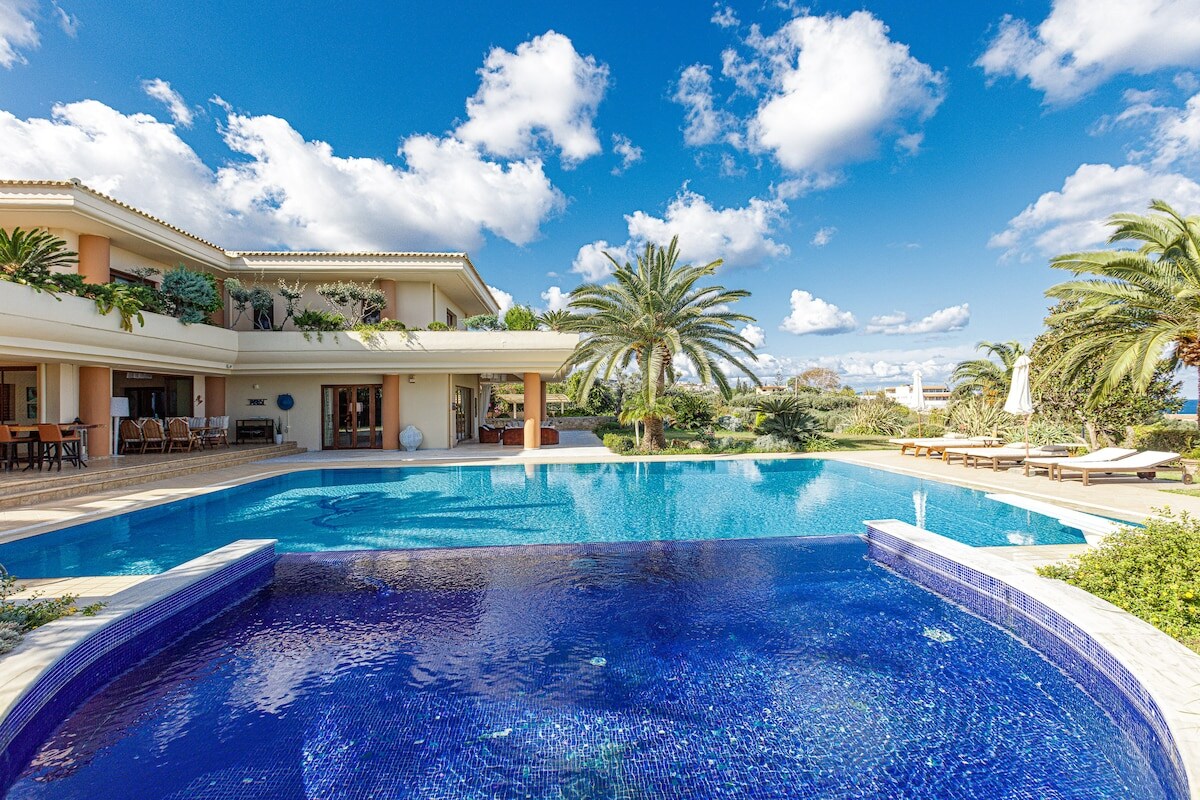 Palm Hill Villa with a sensory driven design private pool
