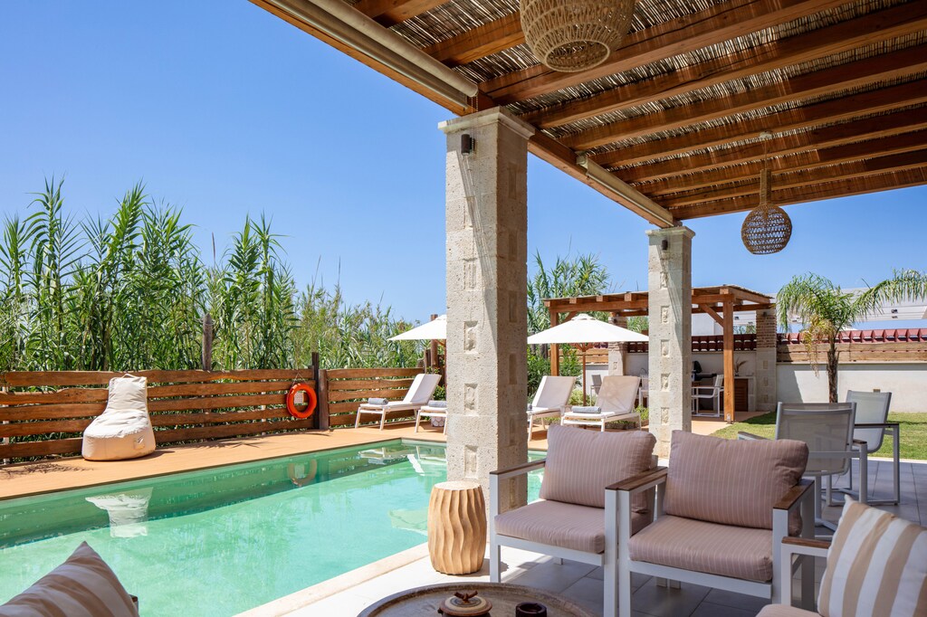 The outdoor pool area will be a favourite spot in summer days.