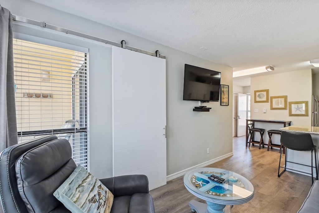 Living room/Bedroom door