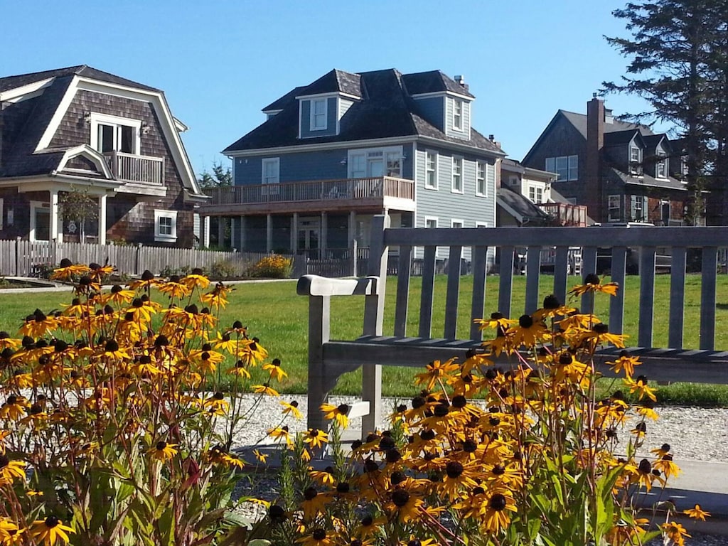 The home is just steps from the park, perfect for outdoor fun