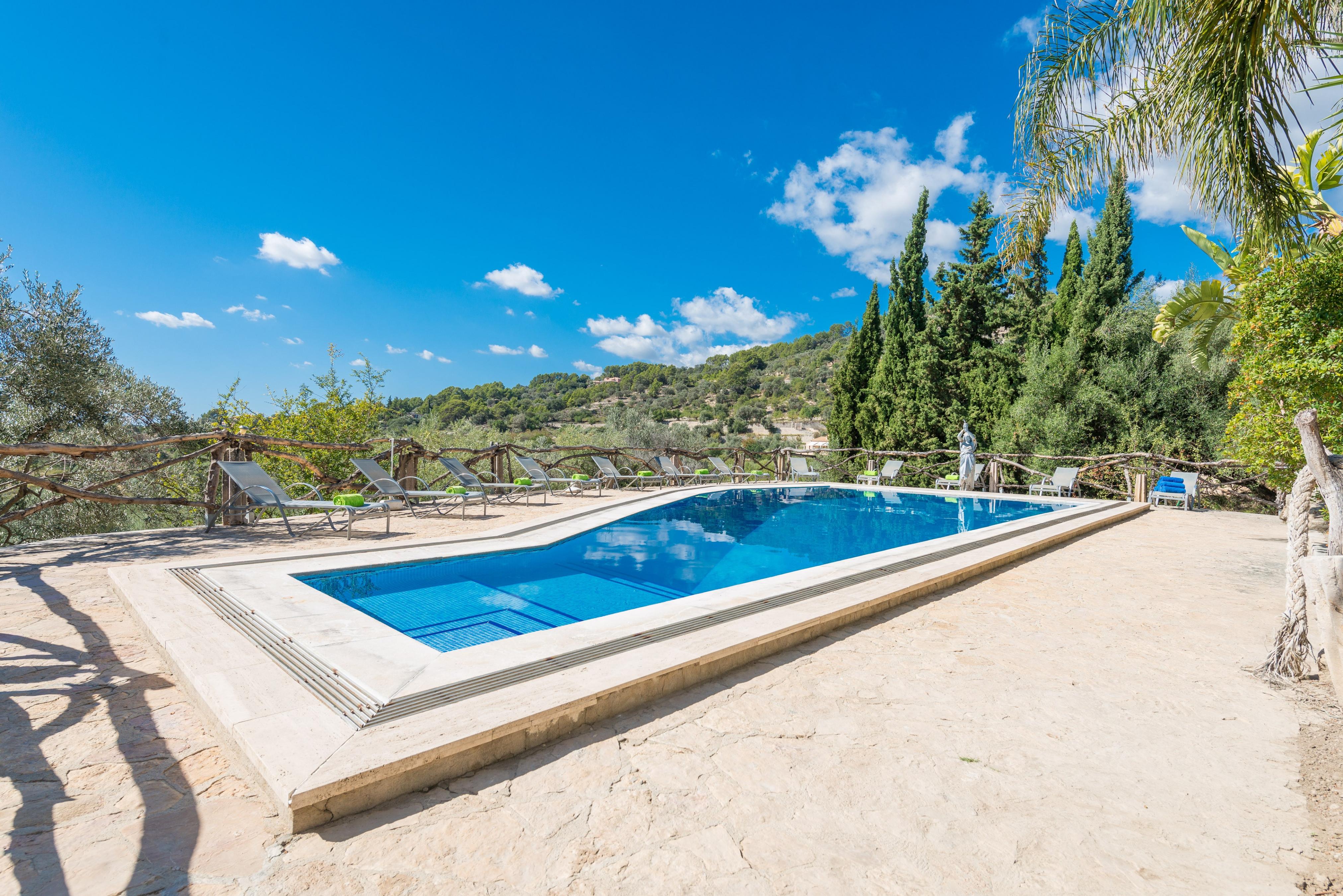 Property Image 2 - CAS CARRO (SA TEULERA) - Amazing villa with private pool and beautiful views to the mountains in Selva Fre