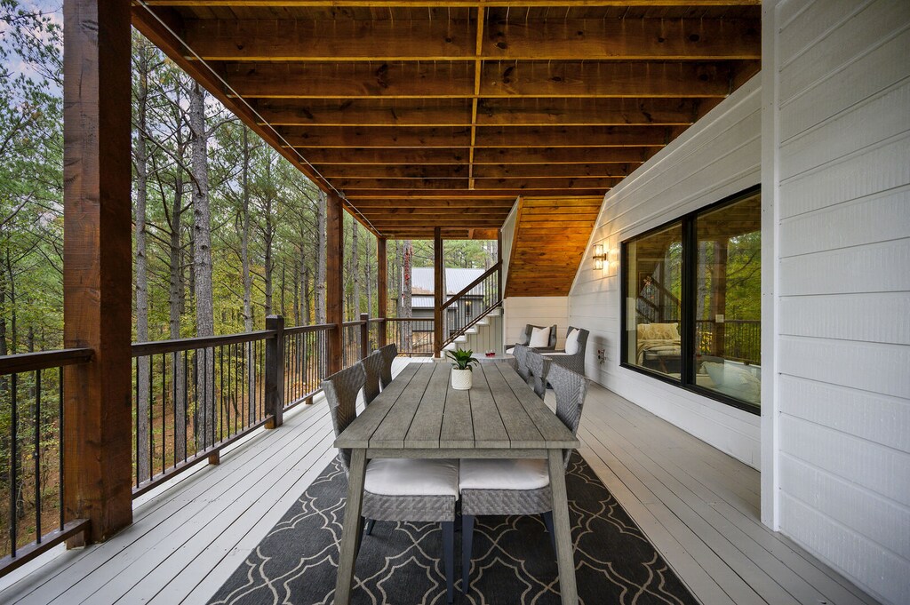 Beautiful views while having dinner