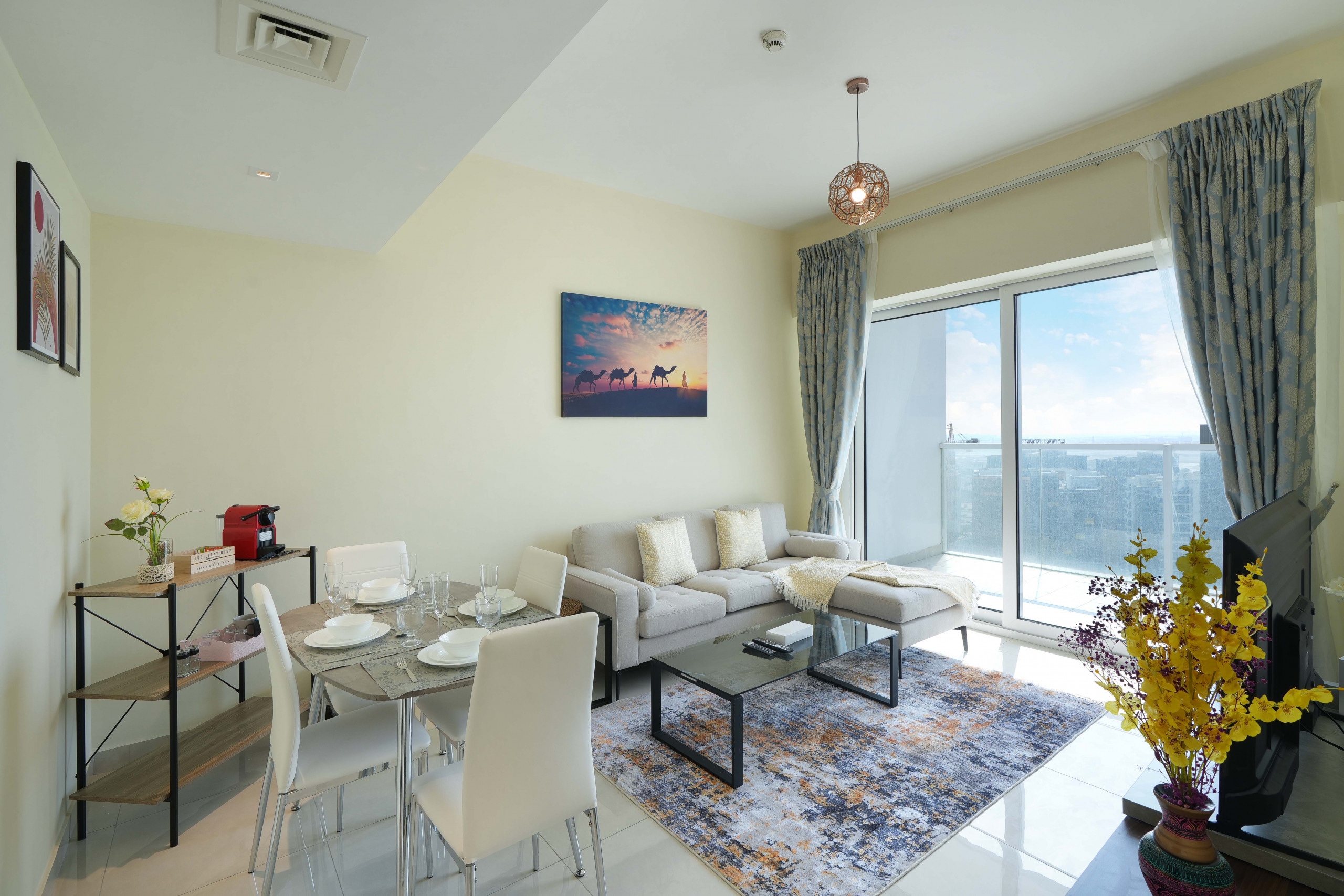 Property Image 1 - Stylish 1BR Apartment at AG Tower, Business Bay