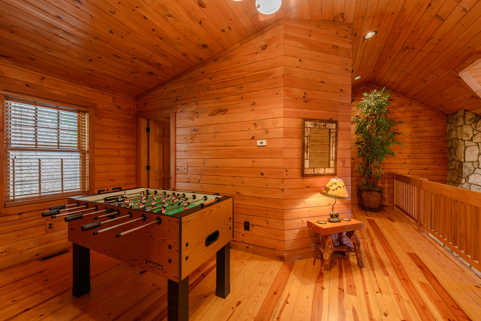 Foosball table in Loft of 3 Bears Den Foosball table in Loft of 3 Bears Den