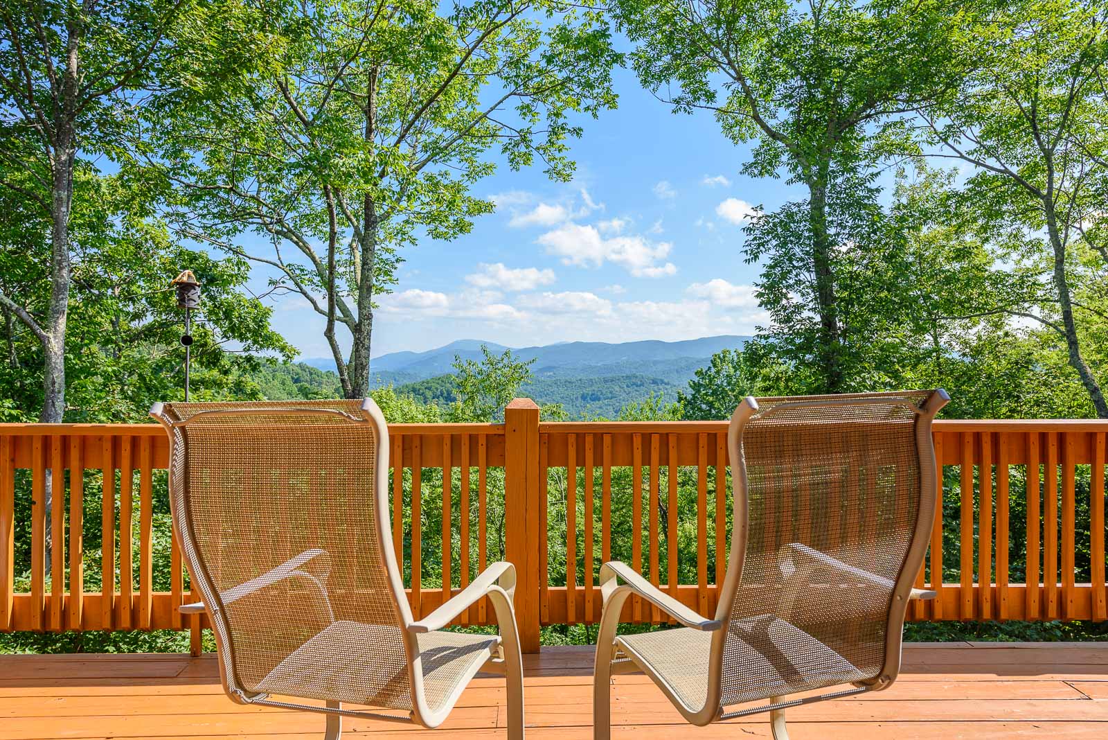 Enjoy the View at Valle Crucis Overlook from the Back Porch