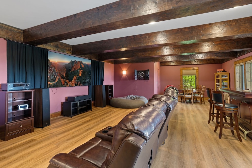 Downstairs Game Room and Theater Room