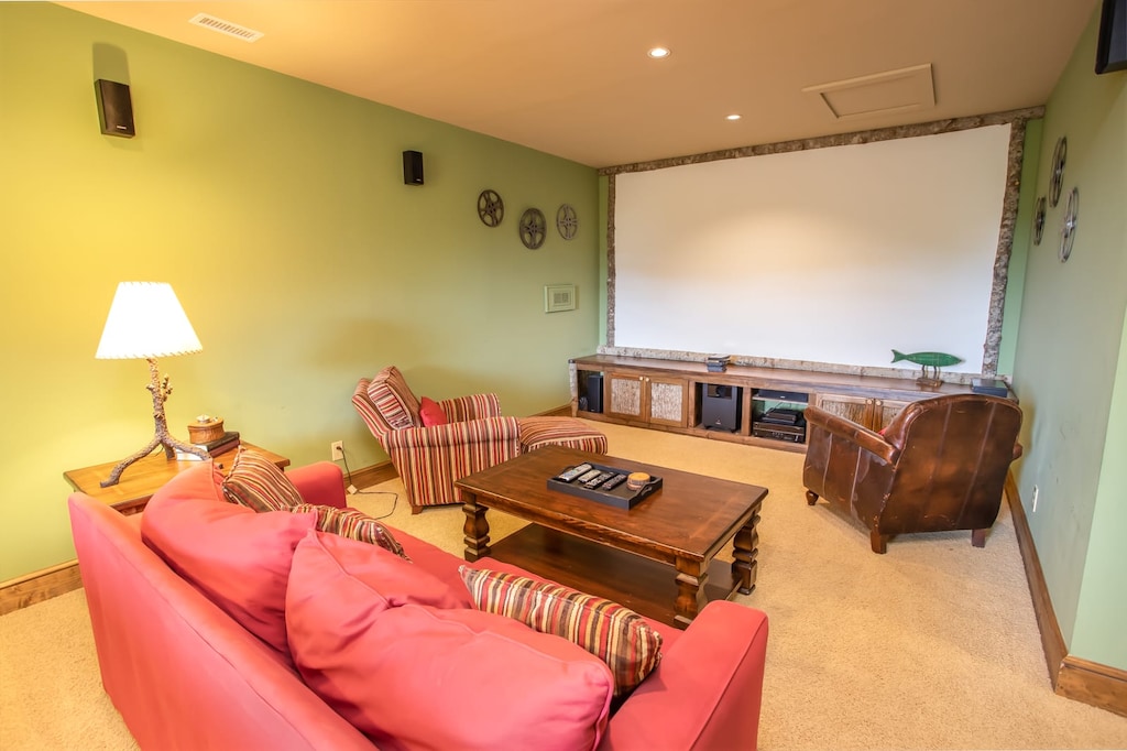 Theater for Downstairs Living Area