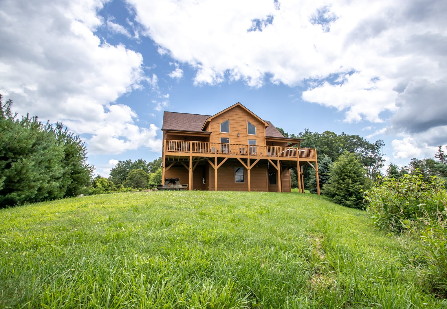 Rear Exterior of Hilltop Haven