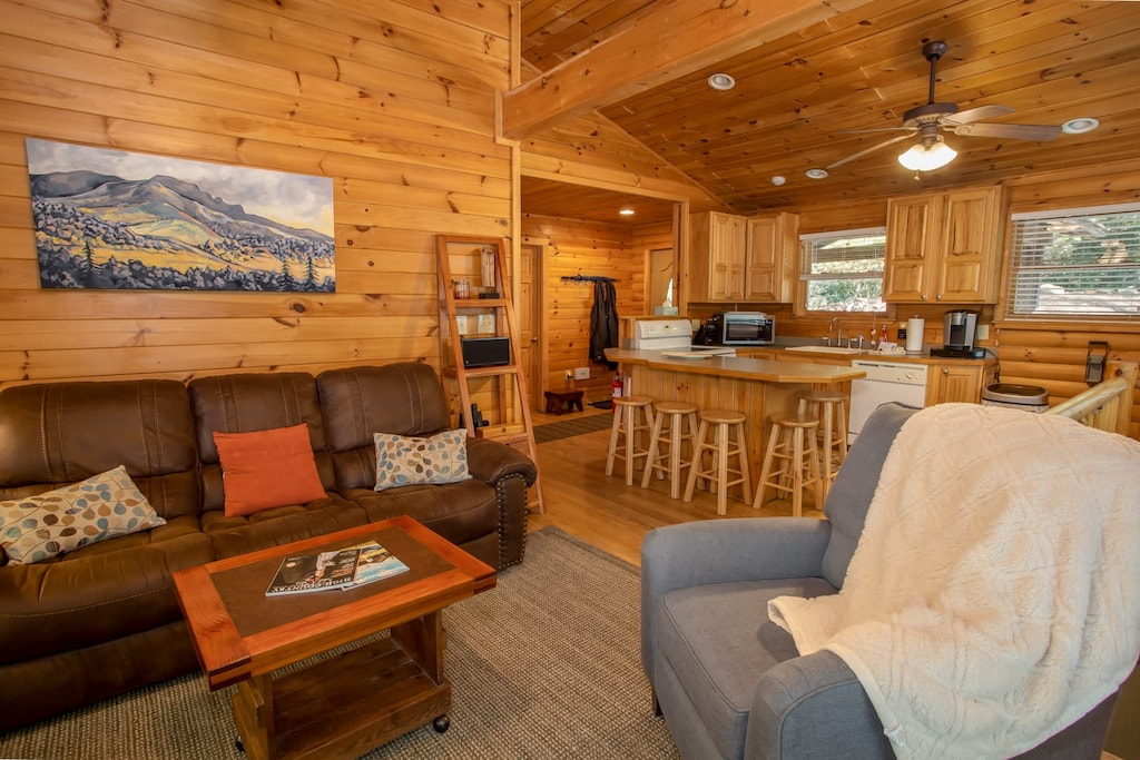 Open Floor Plan with Kitchen and Dining