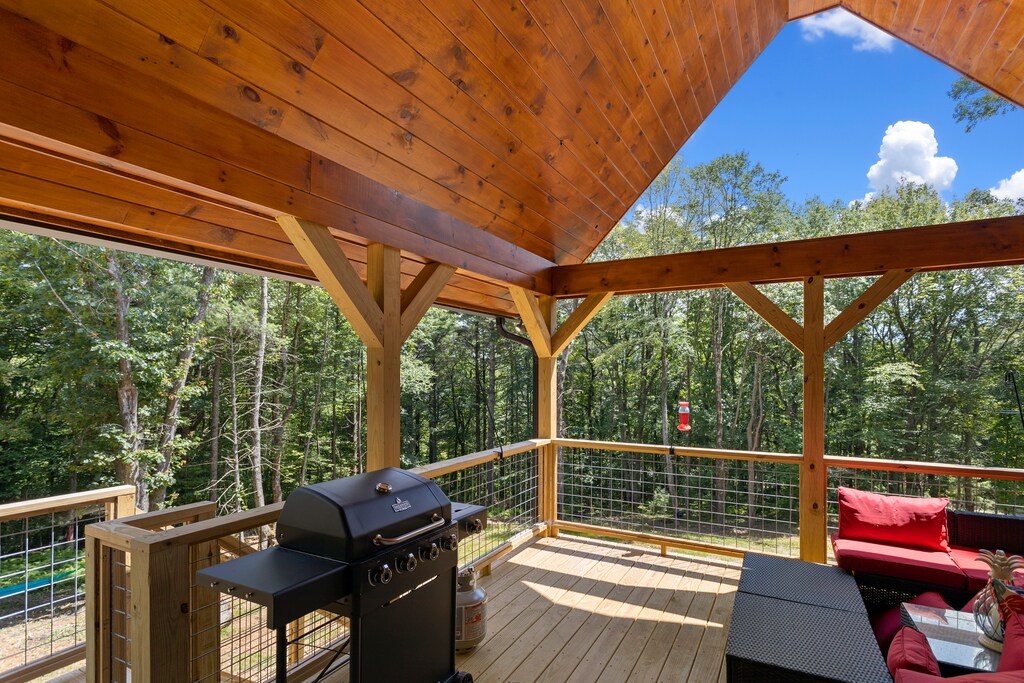 Covered Deck for Year Round Enjoyment