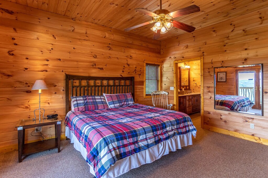 King Bed and Deck Access in the Master