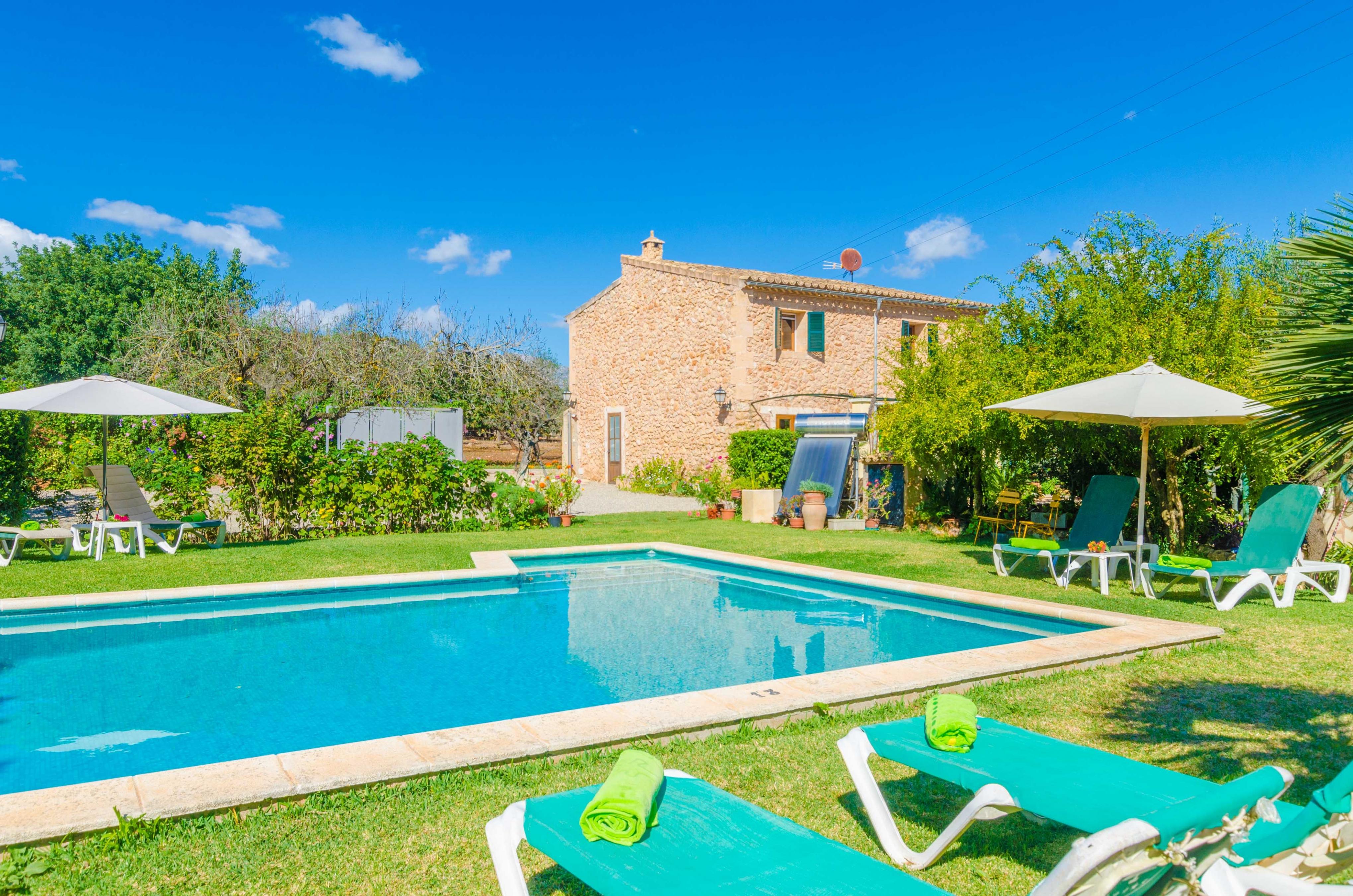 Property Image 1 - SA MATA - Spectacular Majorcan finca with private pool enclosed by the trees and greenery around.