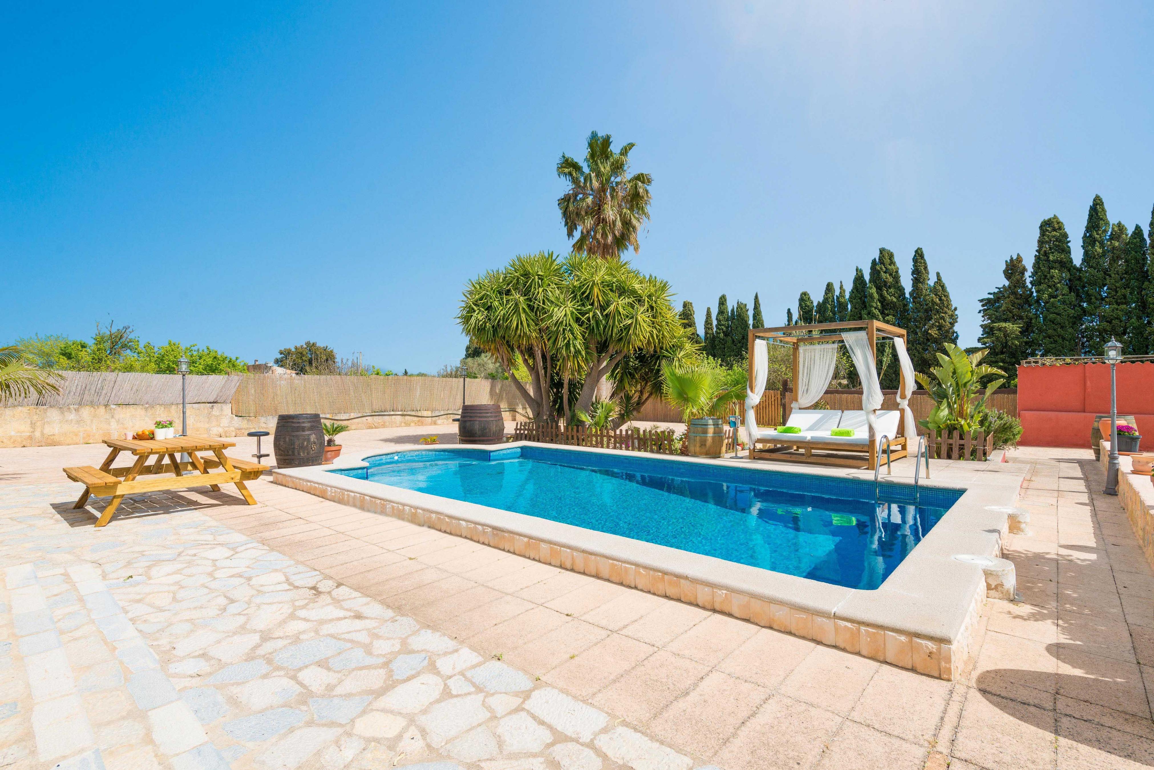 Property Image 2 - ES BLANQUER DE NA FANI - Villa with private pool in Binissalem. Free WiFi