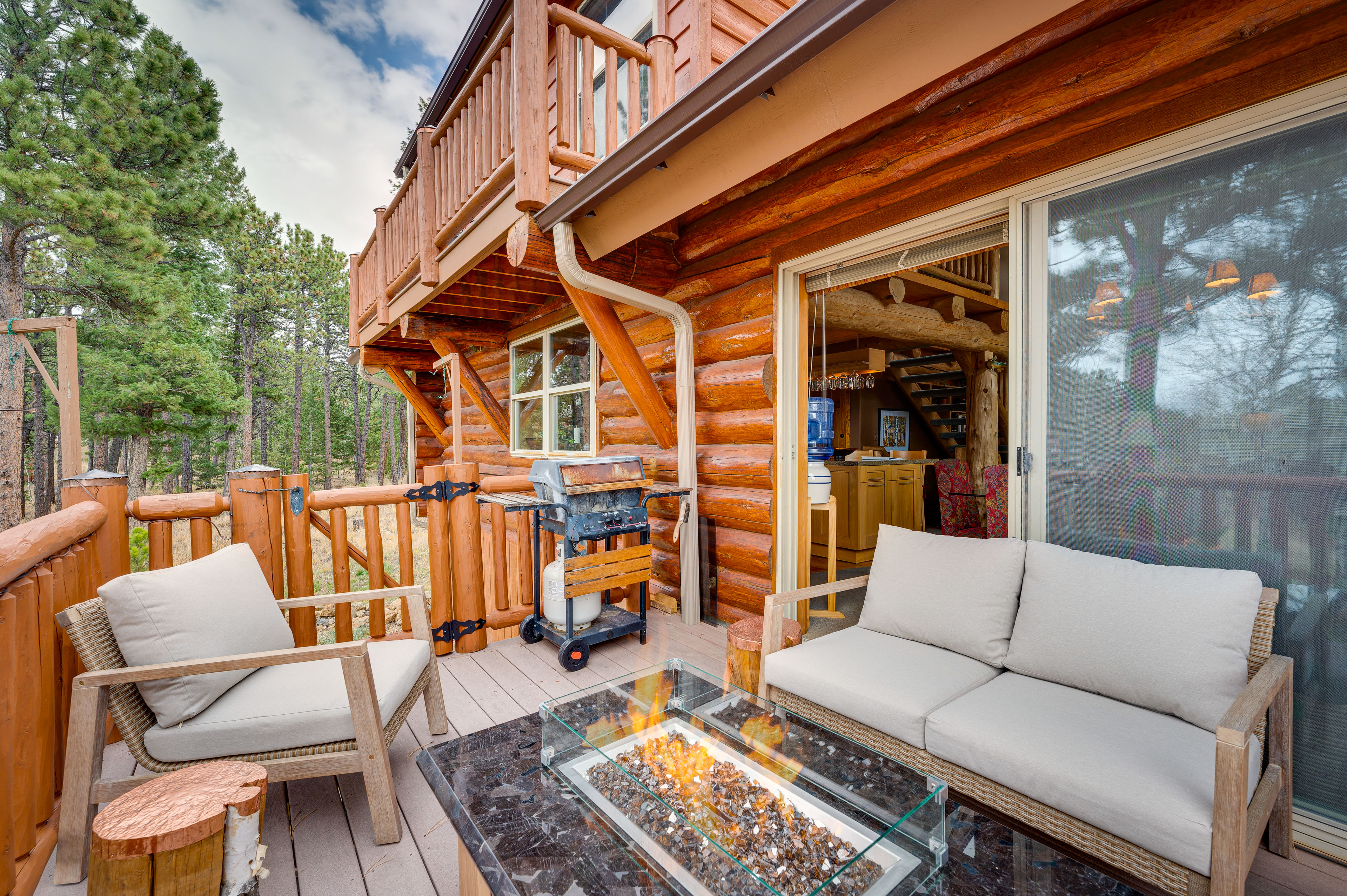 Property Image 1 - Rustic Ward Retreat w/ Deck + Mountain Views!