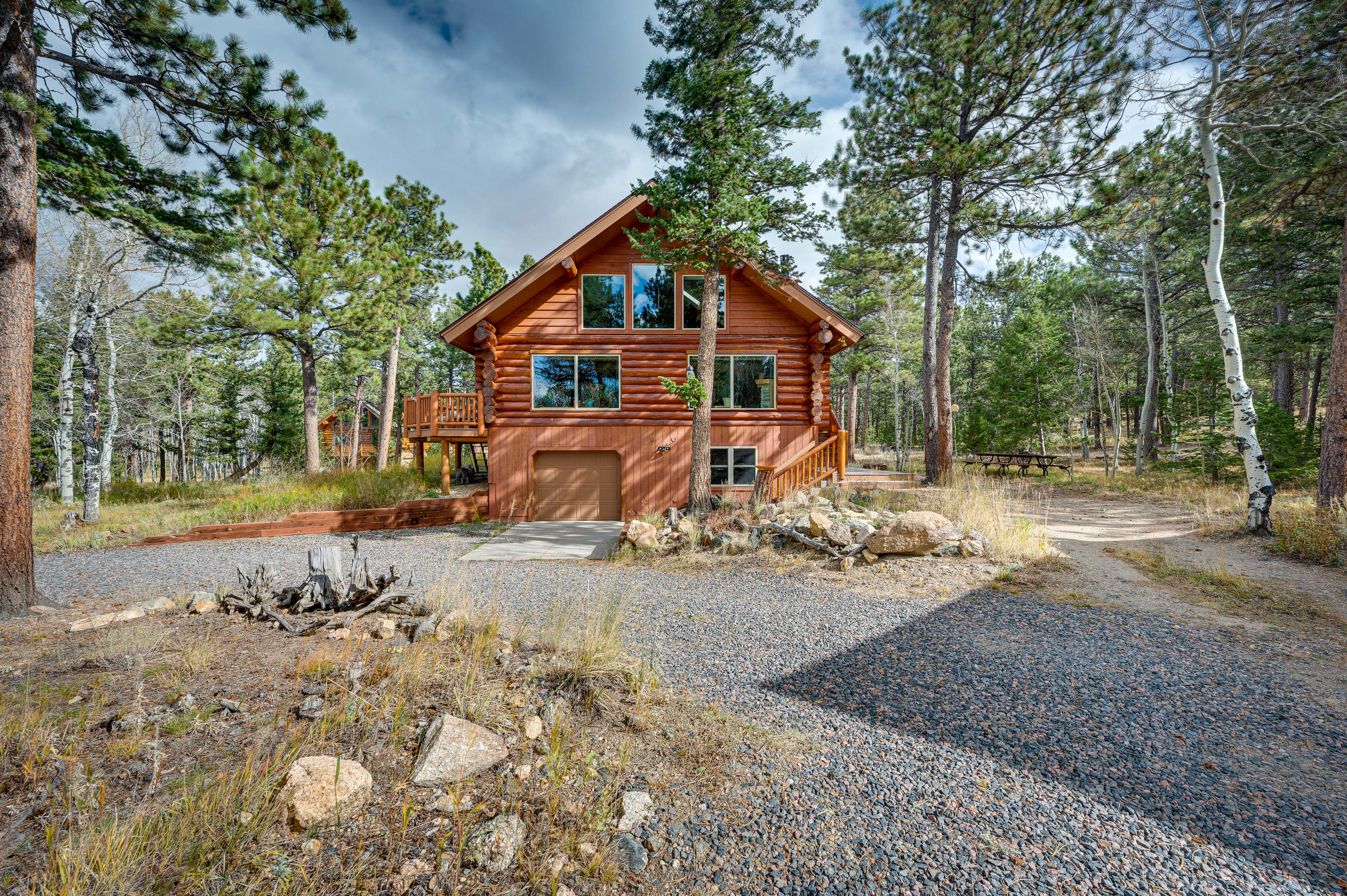 Property Image 2 - Rustic Ward Retreat w/ Deck + Mountain Views!