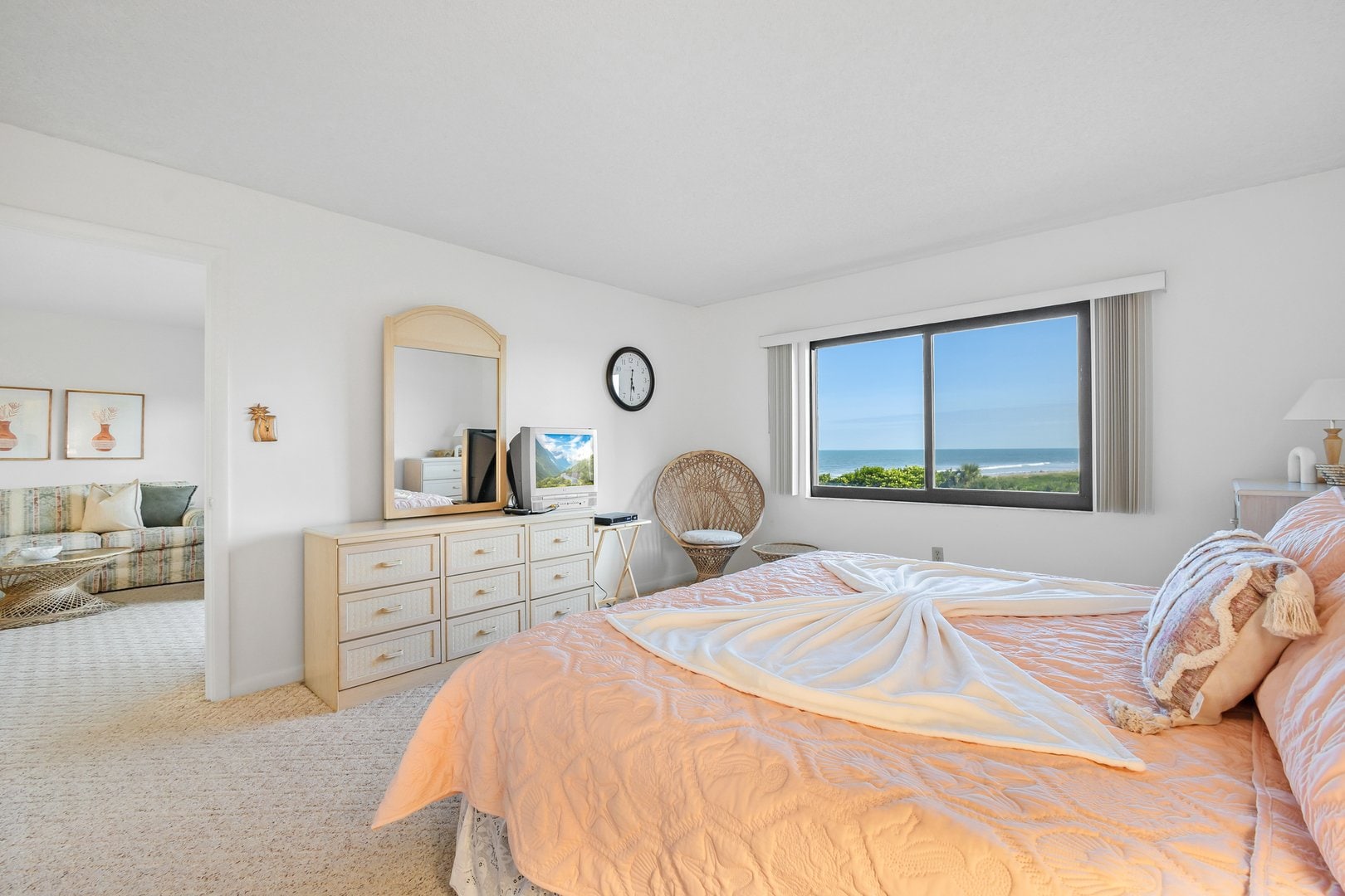 Master Bedroom with Ocean View!