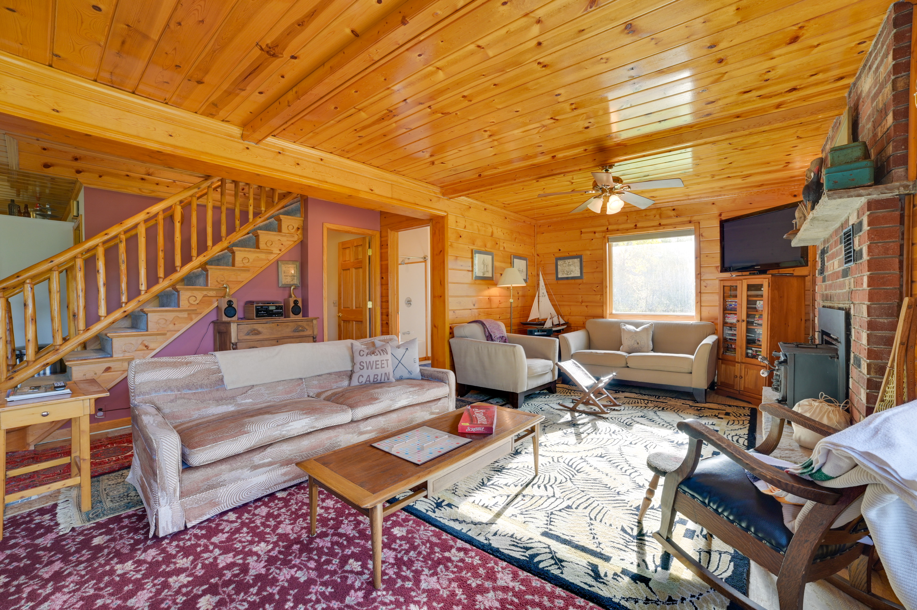 Riverfront Cheboygan Cabin w/ Kayaks & Dock!