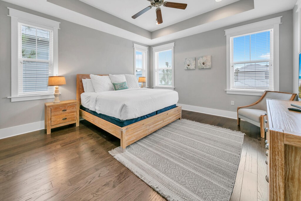 Master bedroom suite