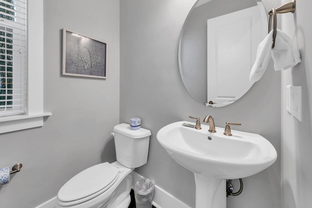 Guest half bathroom