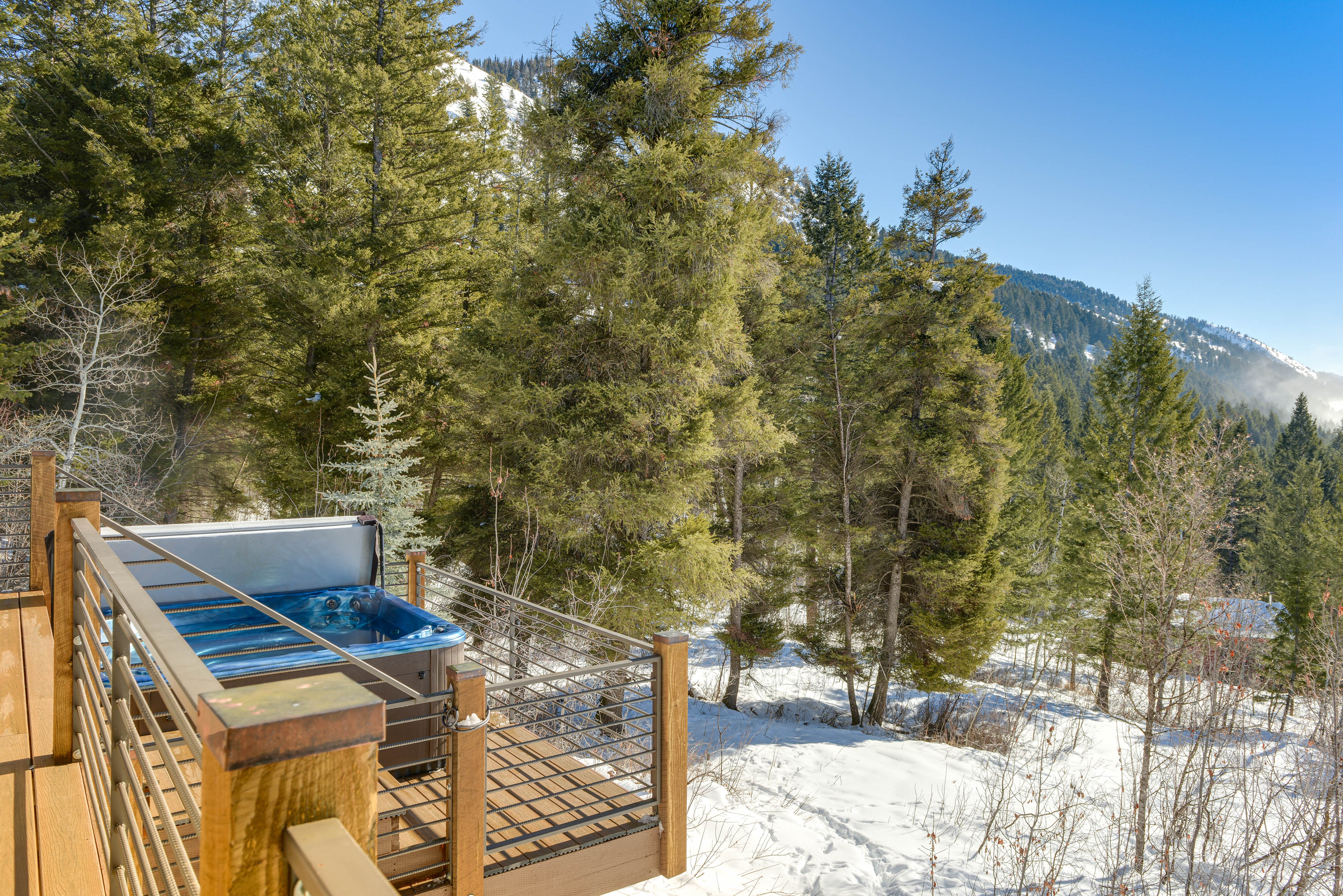 Property Image 2 - Wyoming Cabin w/ Hot Tub & Mountain-View Deck