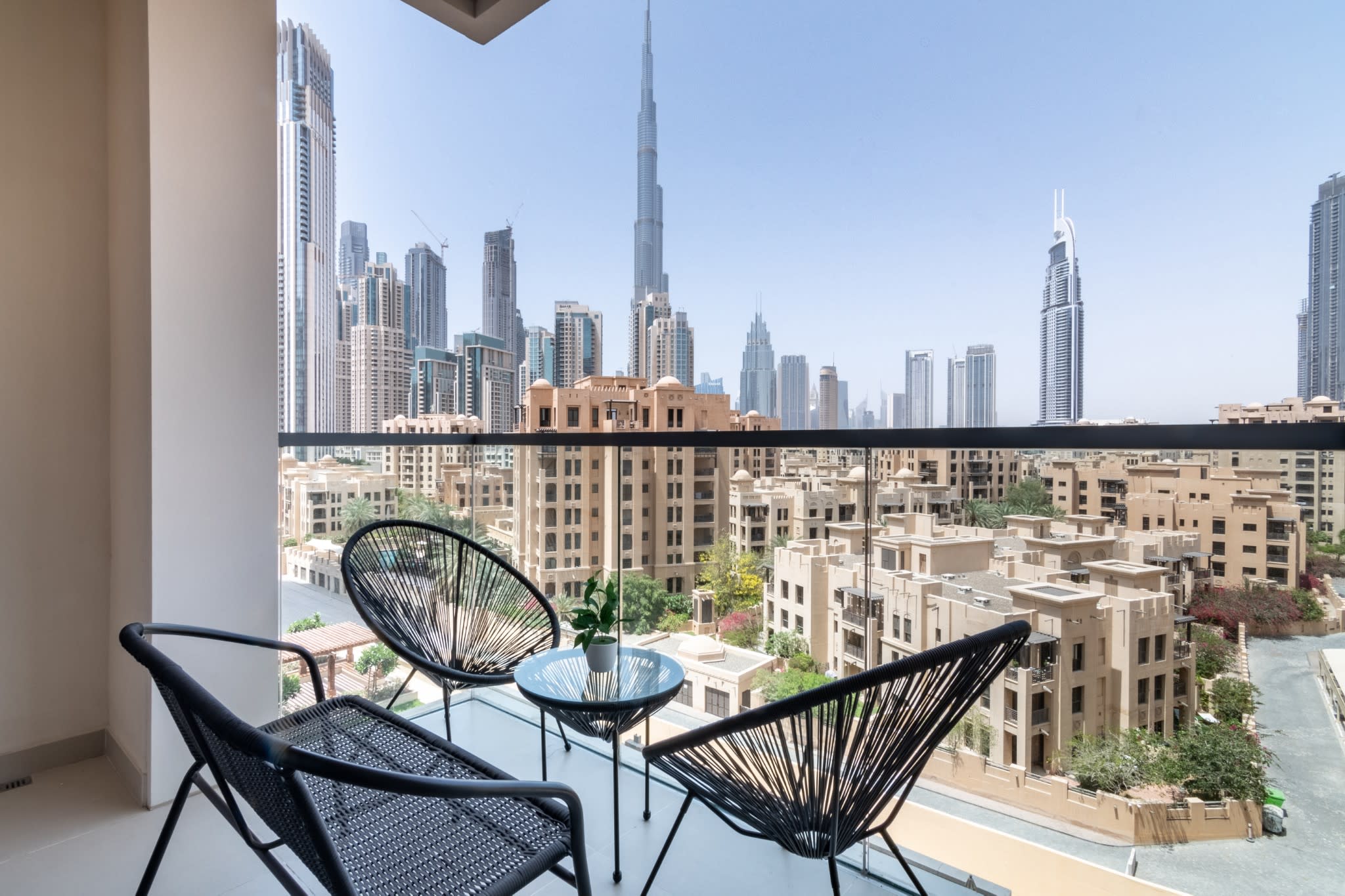 Burj Khalifa View 2BR | Gym & Pool View - Home Rental in Dubai