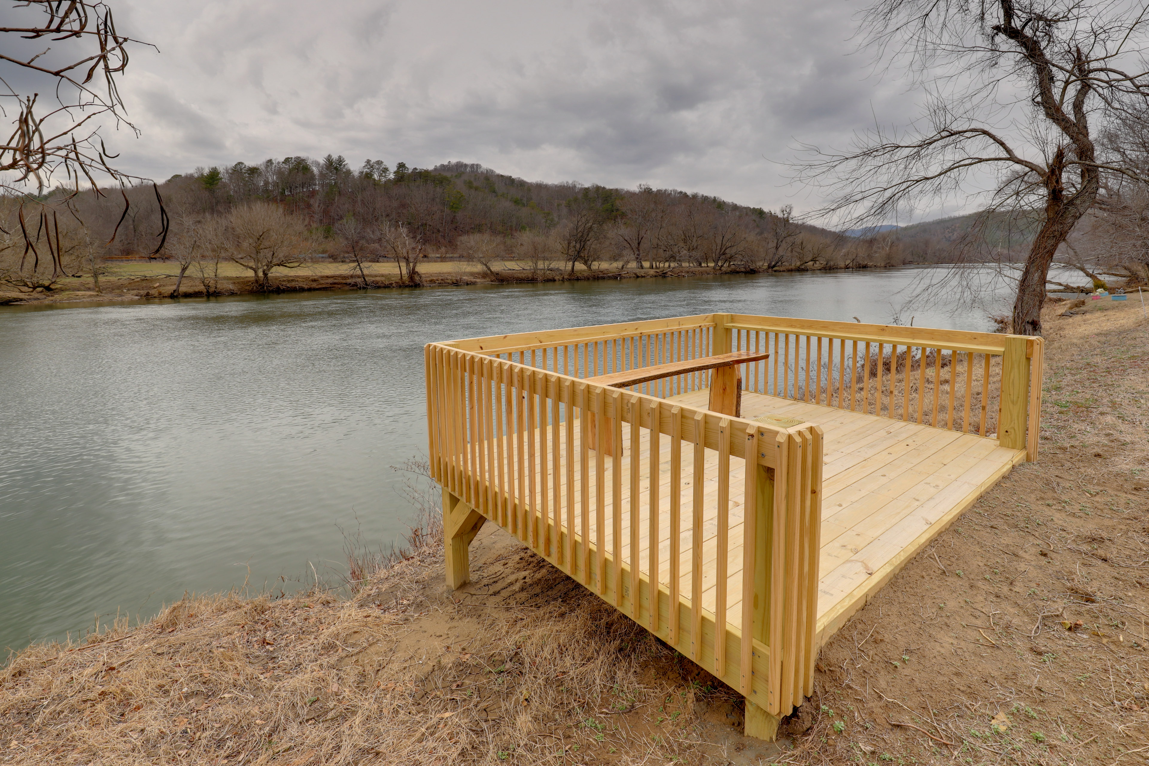 Property Image 2 - Riverfront Hot Springs Cabin w/ Private Hot Tub!