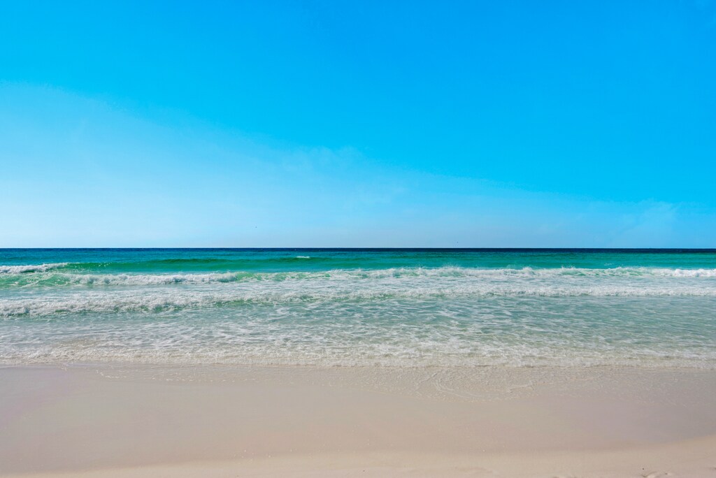 Beautiful beach just a short walk away