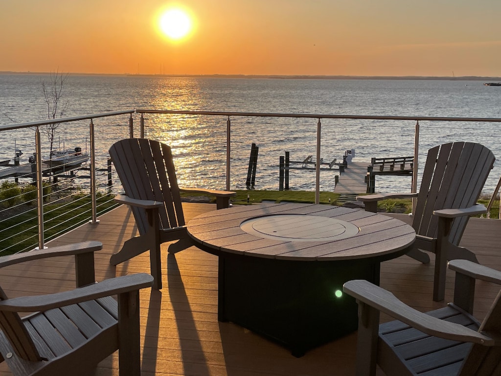 Fire Pit and View