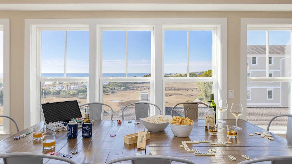 Dine with breathtaking coastal views.