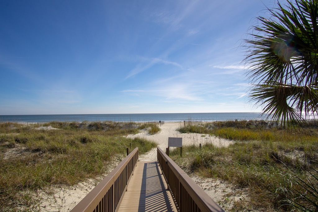 Walkway to the Beach - 2 Minutes from Front Door!