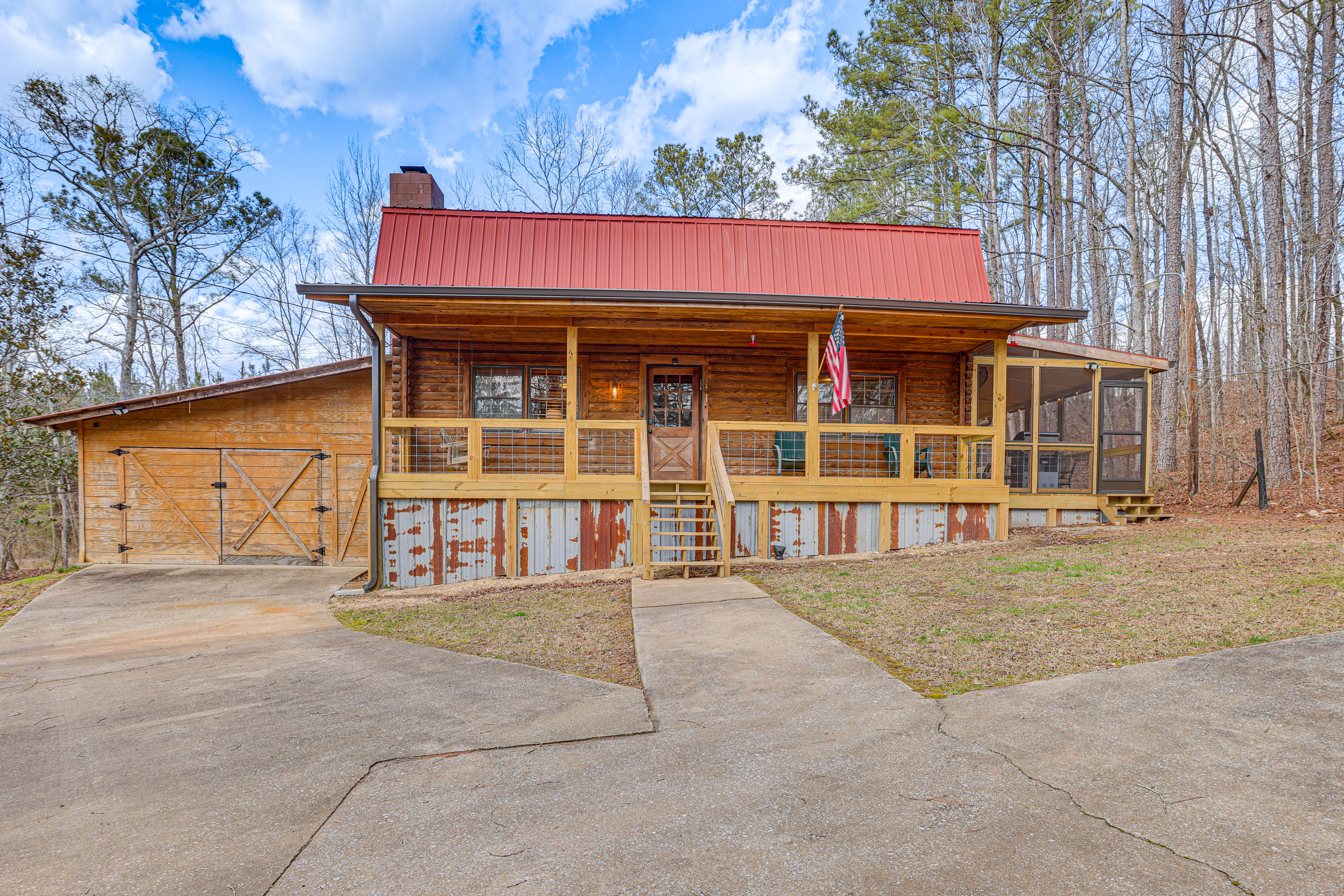 Property Image 1 - Cropwell Cabin w/ Fire Pit, Near Logan Martin Lake