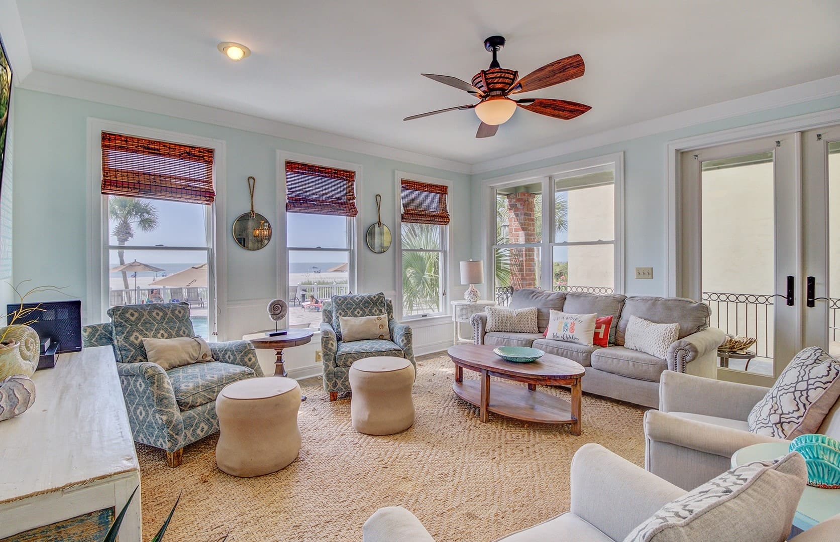 Bright and spacious living room.