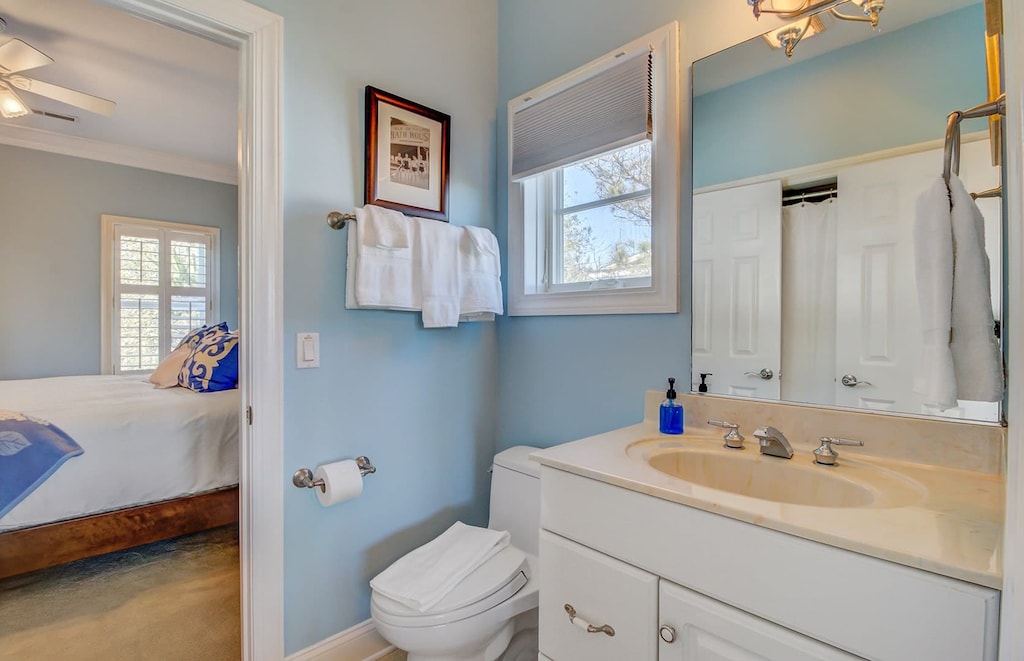 Shared bathroom.