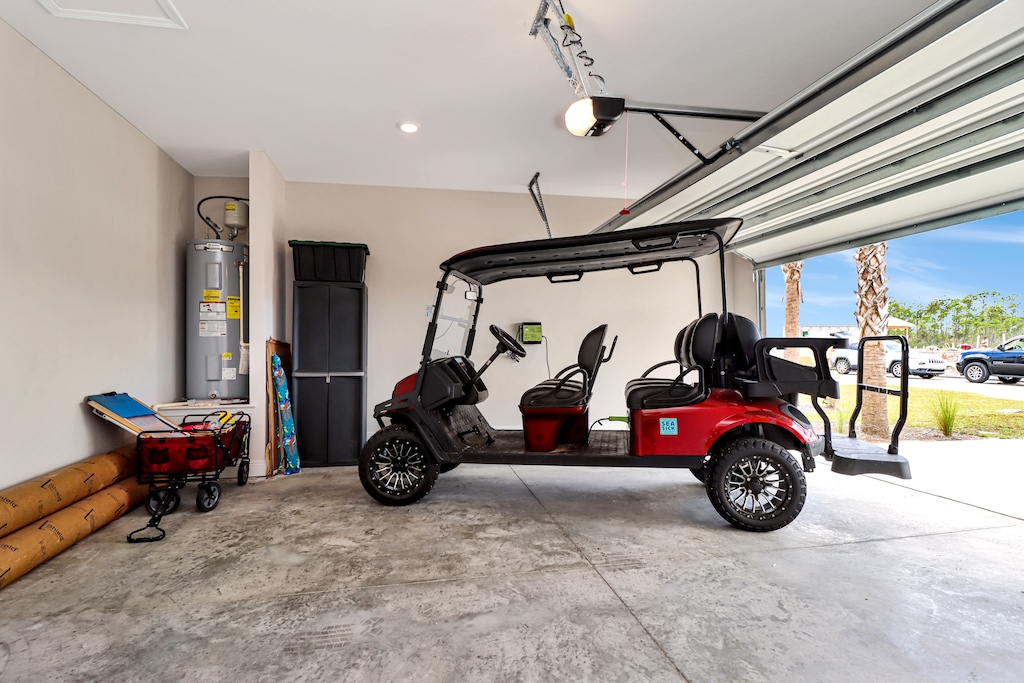 Garage with Golf Cart