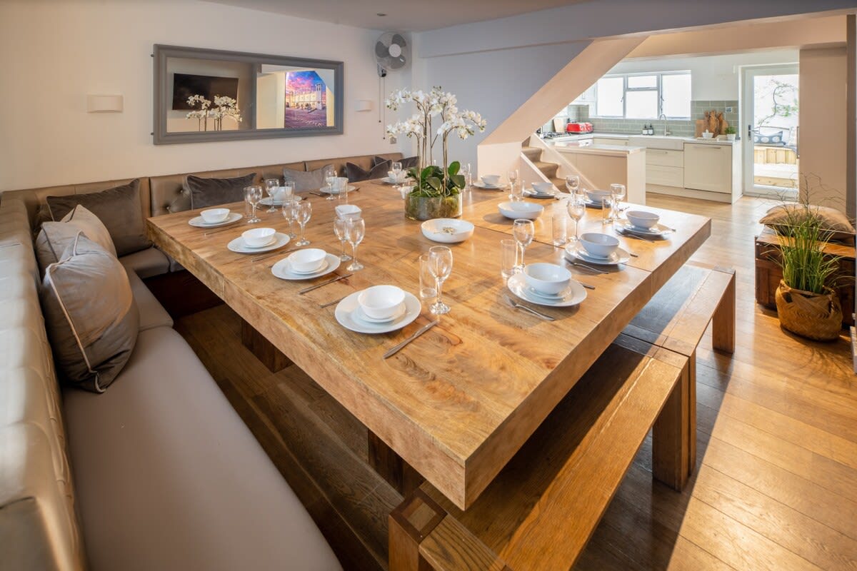 The Dining Table on the Basement Floor