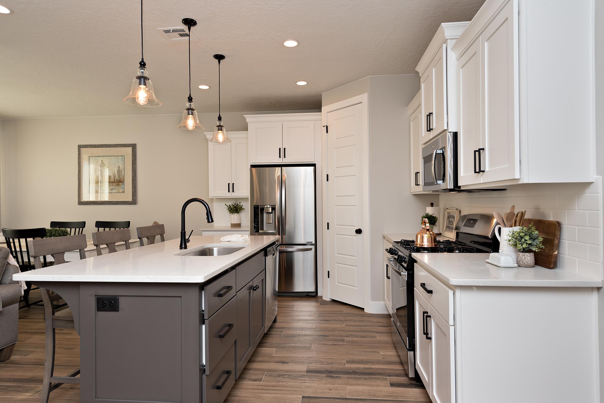 The kitchen is fully stocked with all the dishes, cookware, baking pans, and cutlery you will need for meal preparations and includes stainless steel appliances and granite counter tops. 