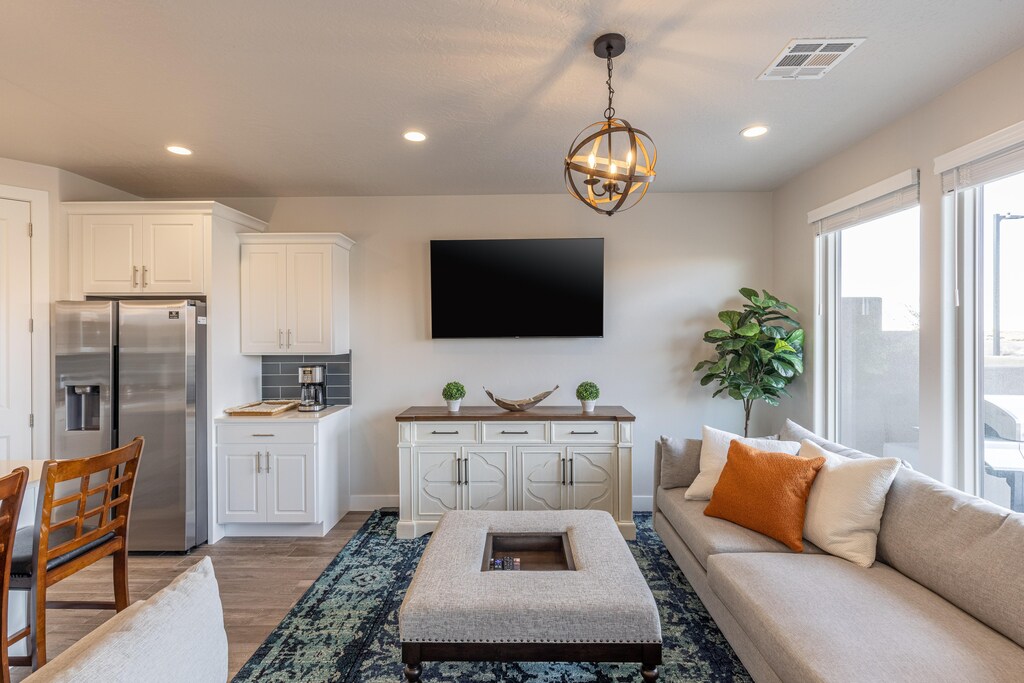 Watch your favorite show and relax in the Living Room after a long day of adventures.