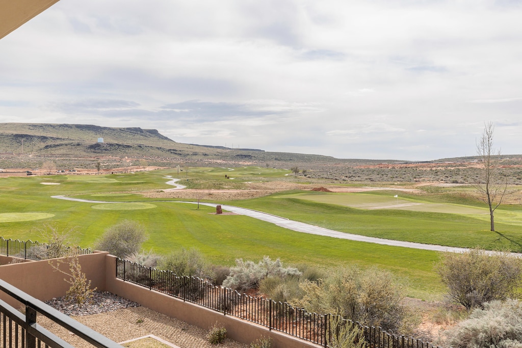 Enjoy the beautiful view from the upstairs patio.